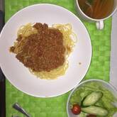 簡単で即席！デミグラスソースの缶で作る絶品スパゲティー