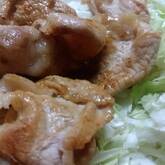 豚肉マリネのショウガ焼き