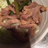 ピリ辛スタミナ！豚肉とニンニクの芽炒め