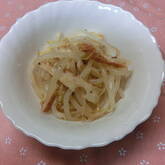 モヤシとちくわのマスタード和え