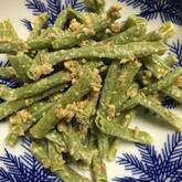 サヤインゲンのゴママヨ和え