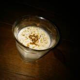 黒ゴマバナナの豆乳スムージー