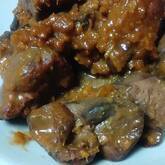 鶏レバーのショウガみそ煮