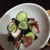 タコとキュウリの酢の物