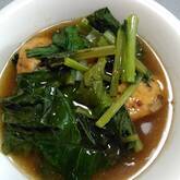 厚揚げと小松菜の煮浸し