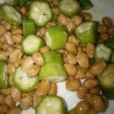 オクラと納豆の小鉢