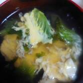 レタスの中華スープ
