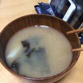 長芋とのりのみそ汁