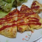 生ハム入りスパニッシュオムレツ