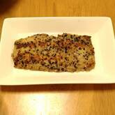 イワシのゴマ入りパン粉焼き