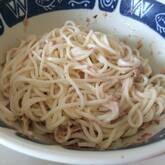 梅マヨ素麺