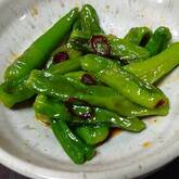 シシトウのピリ辛炒め