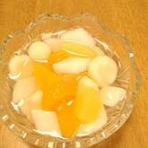 簡単フルーツ白玉