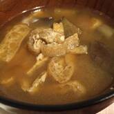 ナスと油揚げのみそ汁