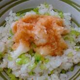 カブのおろしのせご飯