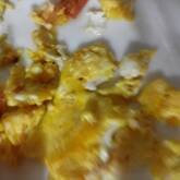 トウモロコシとチーズのスクランブル