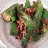 シシトウのゴマみそ炒め