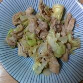 豚肉とキャベツの炒め物