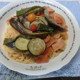 たっぷり夏野菜の冷製パスタ