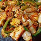 ゴーヤのキムチ炒め