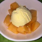 メロンアイスパフェ