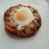 とろ～り半熟卵のピザビスマルク