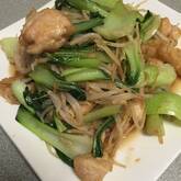 モヤシの黒酢炒め