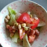 お豆のサラダ