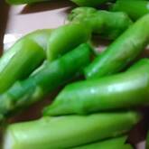 アスパラソテーのマスタードクリーム