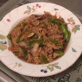 キノコでかさまし！本格青椒肉絲（チンジャオロース）