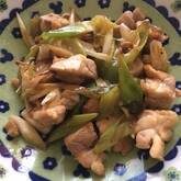 簡単で美味しい！柚子胡椒 鶏もも肉と白ネギ炒め