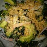 さっぱり！シャキシャキゴーヤとカニカマの酢の物