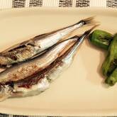 シシャモとシシトウのバター焼き