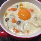 カルボナーラ風リゾット