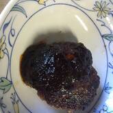 カレーソースのハンバーグ