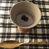 黒豆とほうじ茶のムース