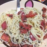 トマトの冷製パスタ