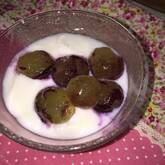 冷凍巨峰のデザート