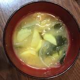 ジャガイモのみそ汁