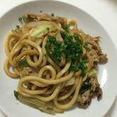 焼きカレーうどん