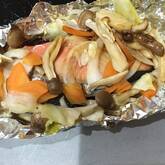 鮭のバターホイル焼き