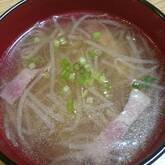 たっぷりモヤシスープ