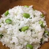 枝豆とジャコの混ぜご飯