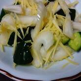 キュウリとセロリの浅漬け