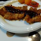 カレーソースがけトンカツ
