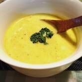 濃厚！カボチャの冷製豆乳ポタージュ