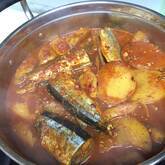 サンマのキムチ煮(コンチキムチチム)