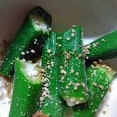 オクラのゴマ和え