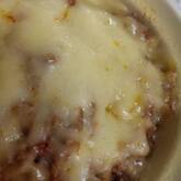 ナスの熱々ミートグラタン