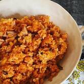 めんたいキムチチャーハン